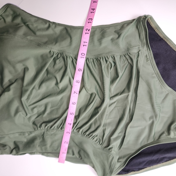 Army green one-piece swimsuit, size 10 - Picture 10 of 10